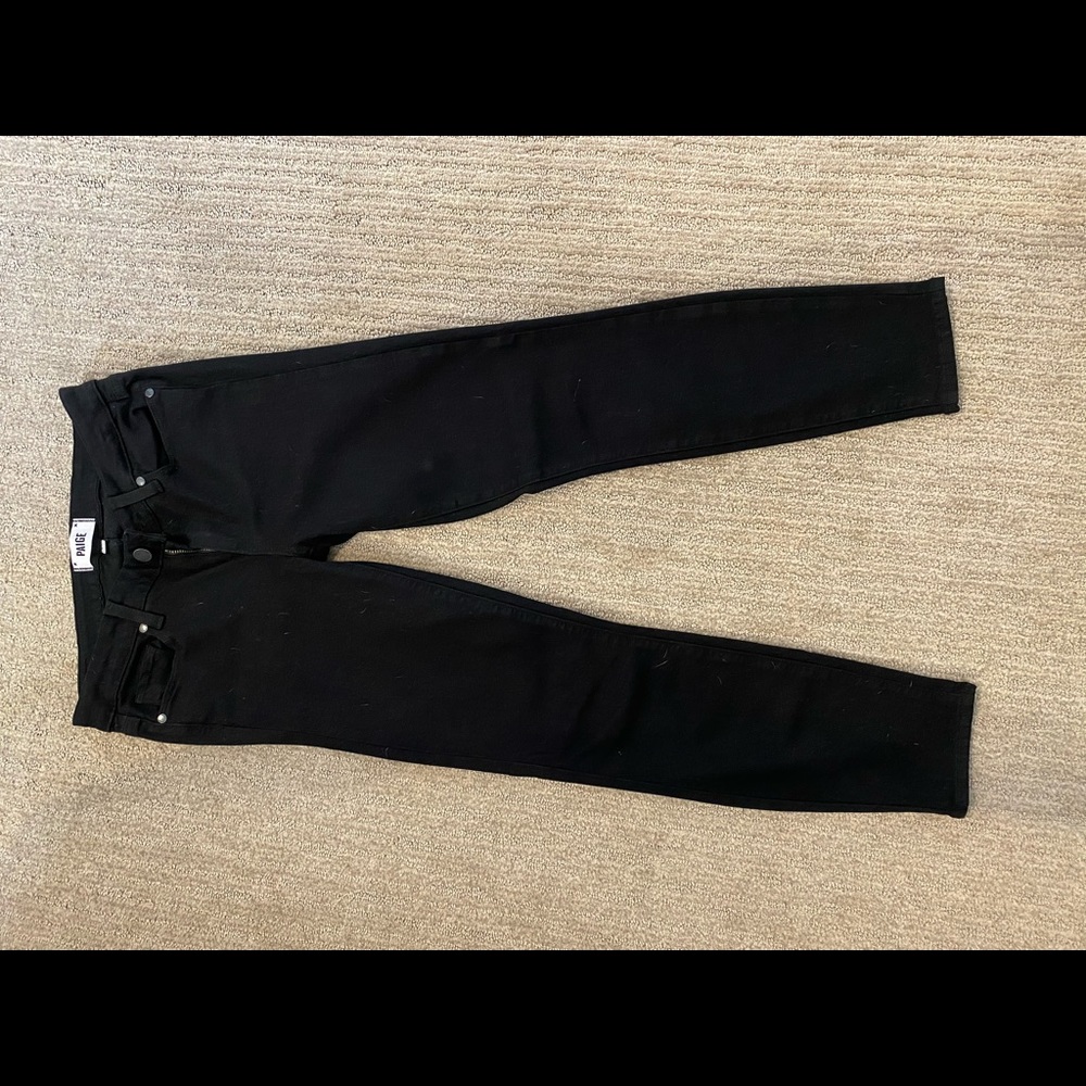 Paige Denim Black Ankle skinny
